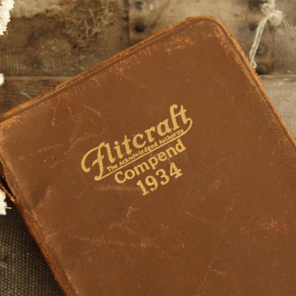 Vintage 1960s Book, "Flitcraft Compend 1934, Life Insurance Companies", 47th ed - Picture 2 of 10